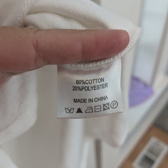 Melissa Obadash Tori White Terry Snap Shirt - Picture 5 of 5